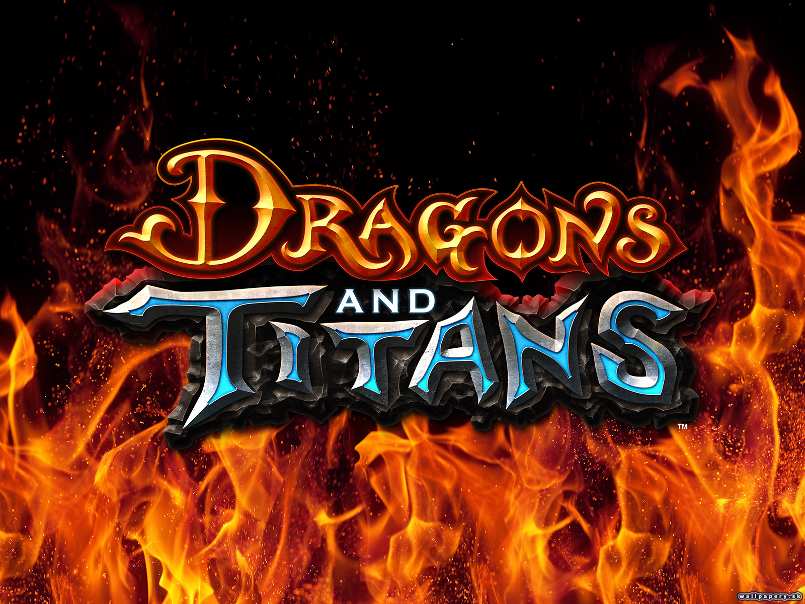 Dragons and Titans - wallpaper 4