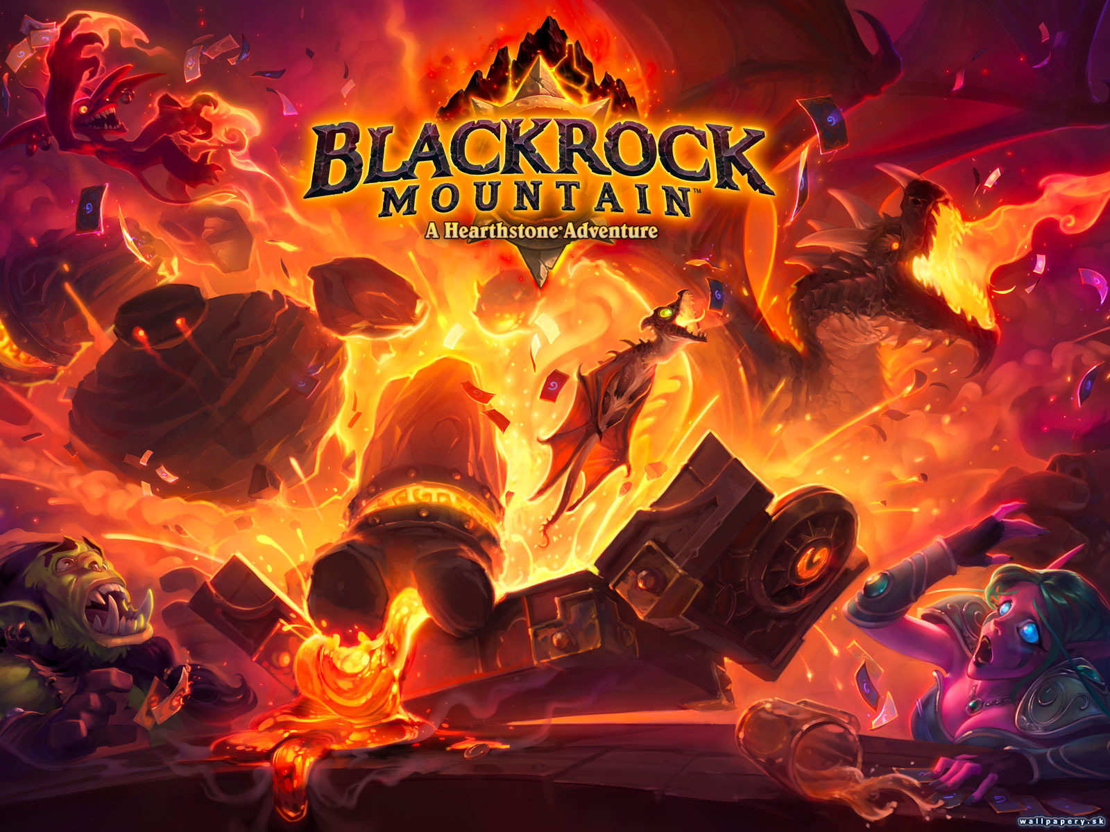 Hearthstone: Blackrock Mountain - wallpaper 1