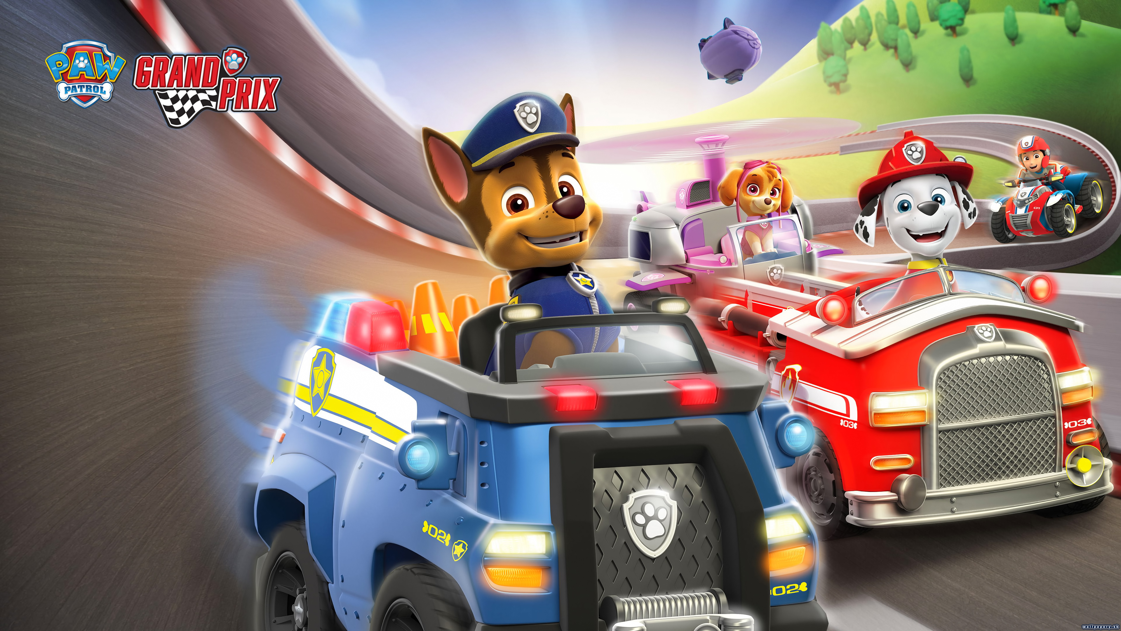 PAW Patrol: Grand Prix - wallpaper 1